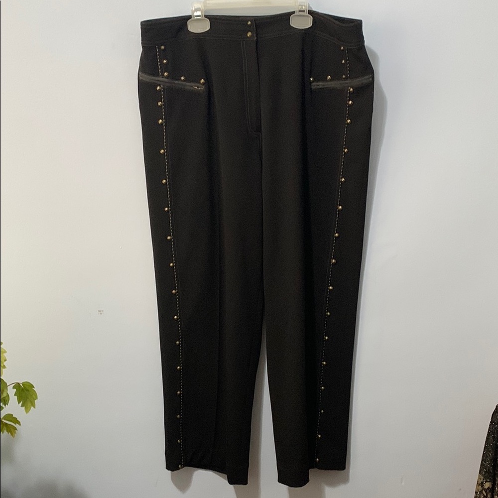 😎Radzoli Black Studded Women Jeans